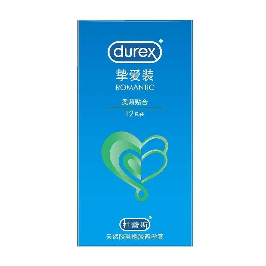 (Hộp 12 Cái) Bao cao su Durex Romatic - Mềm và mỏng chính hãng 742592