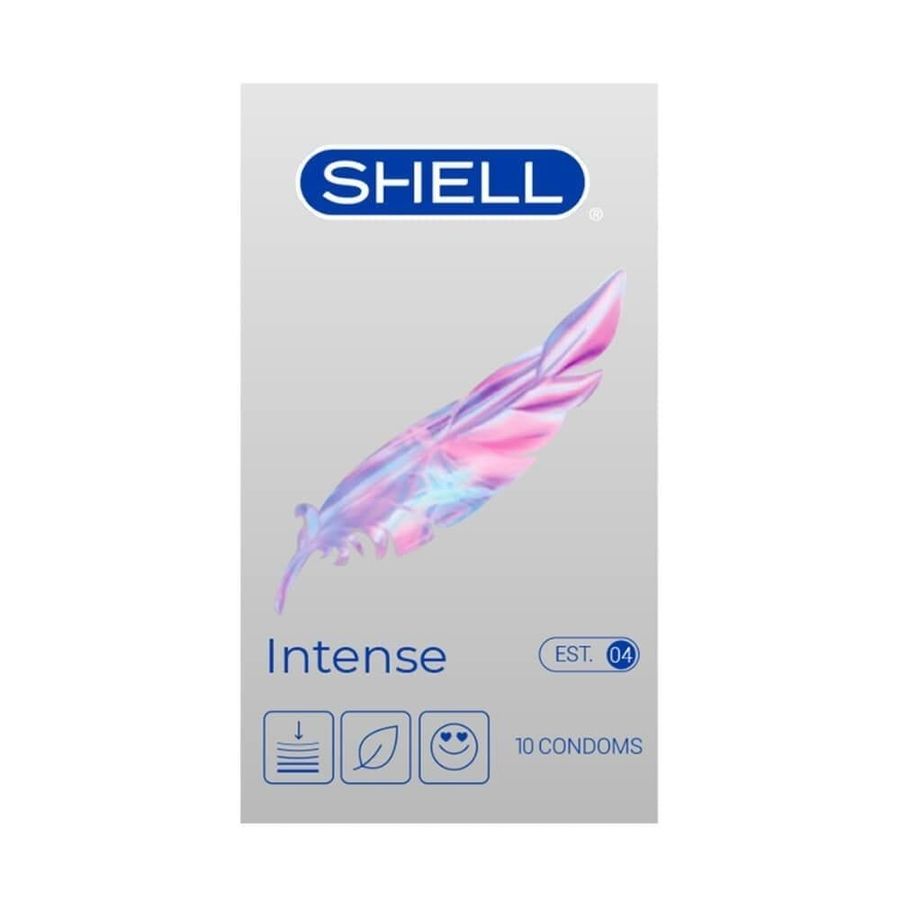 (Hộp 10 Cái) Bao Cao Su Shell Intense - Siêu Mỏng 0.04mm Chính hãng 742198
