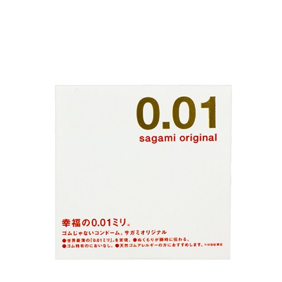 (1 Cái) Bao Cao Su Sagami Original 0.01 Siêu Mỏng Chính Hãng 742178