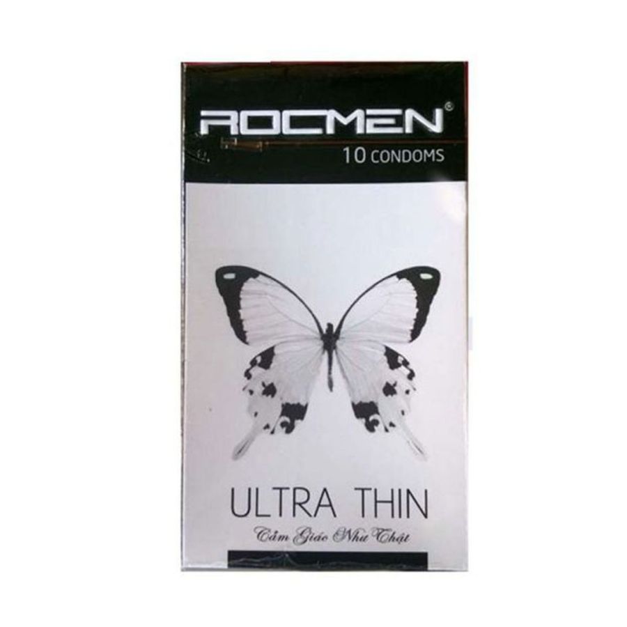 (Hôp 10 Cái) Bao Cao Su Rocmen Ultra Thin Siêu Mỏng 0.03mm, Size Nhỏ 50mm Chính Hãng 742167