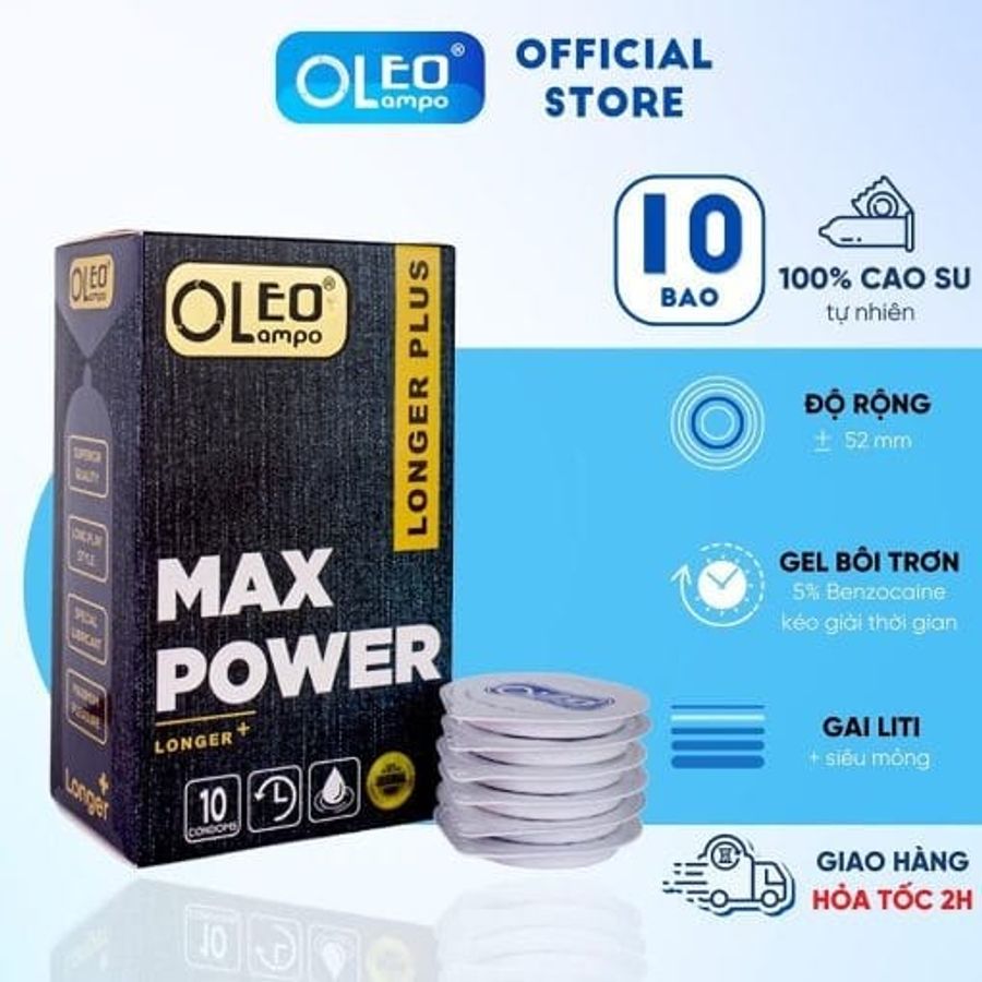 Bao Cao Su Oleo Lampo Max Power 635923