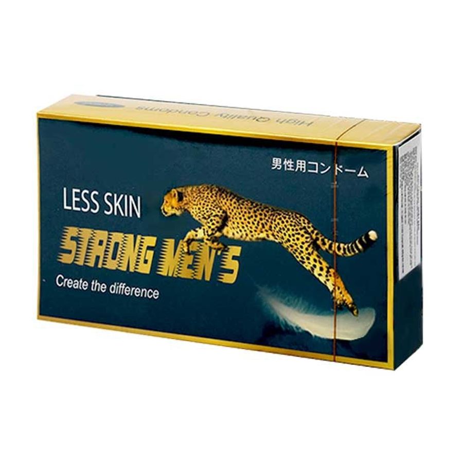 Bao Cao Su Dành Cho Nam Giới Strong Men Less Skin (Hộp 12 Cái) 