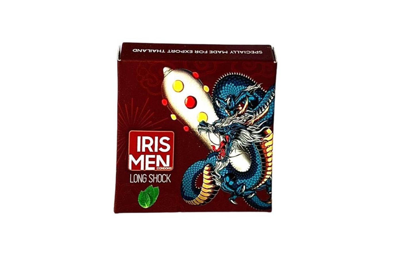 Bao Cao Su Iris Men Long Shock 9 Bi Silicon Cực Kỳ Mềm Mại (Hộp 1 Cái) 