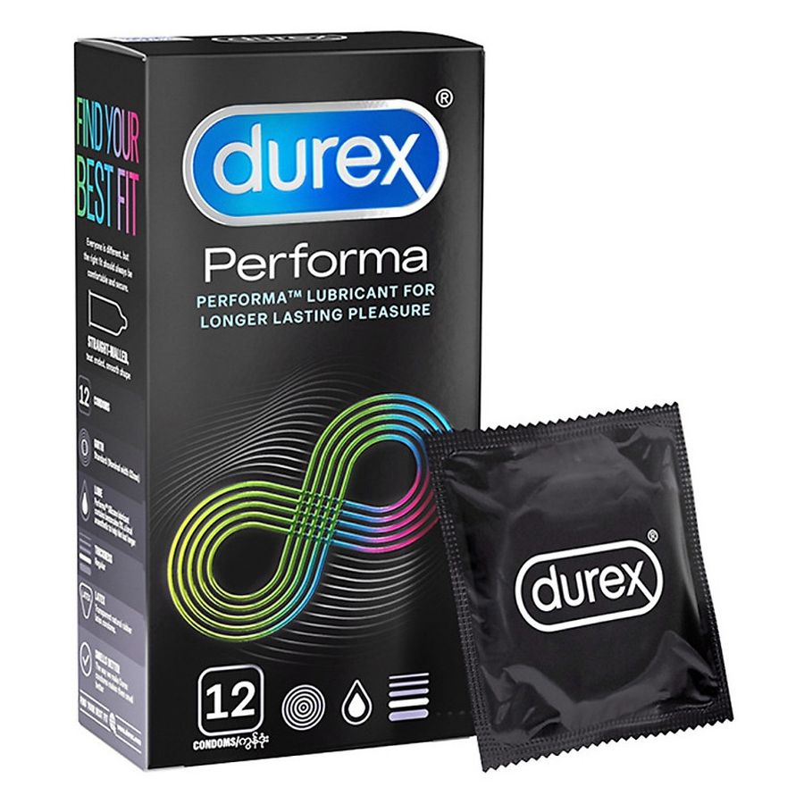 Bao Cao Su Durex Performa Dành Cho Nam Giới (Hộp 12 Cái) 