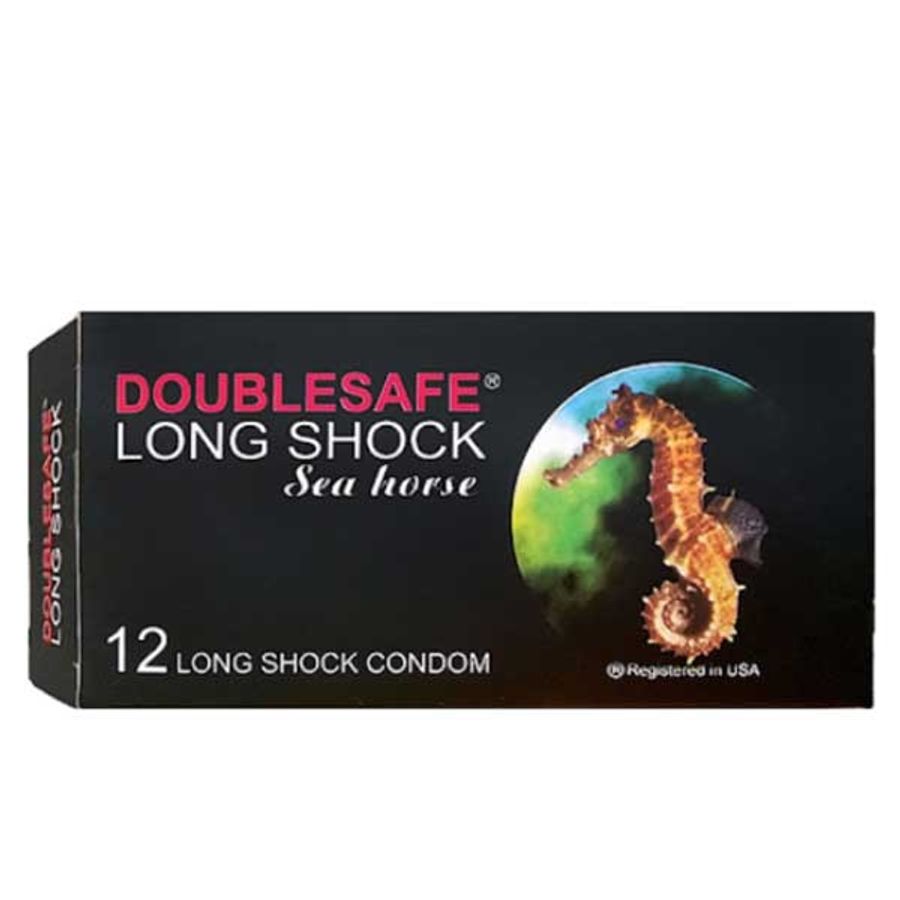Bao Cao Su Cá Ngựa Doublesafe Sea Horse Dành Cho Nam Giới (Hộp 12 Cái) 