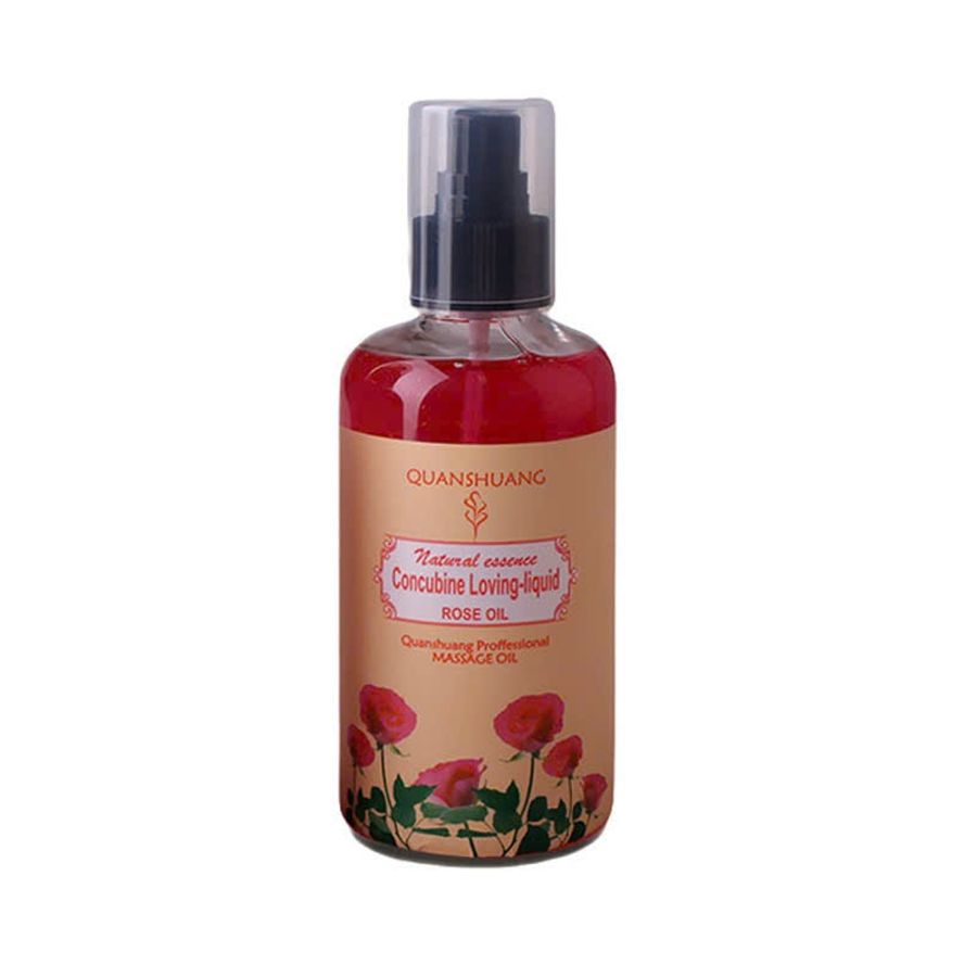 Gel Tinh Dầu Massage Quanshuang Hương Hoa Hồng Thư Giãn Chai 300ml