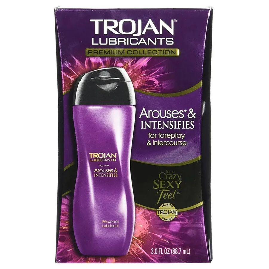 (Chai 88.7ml) Gel Se Khít TROJAN Lubricants Premium Collection Tím Chính Hãng 741892