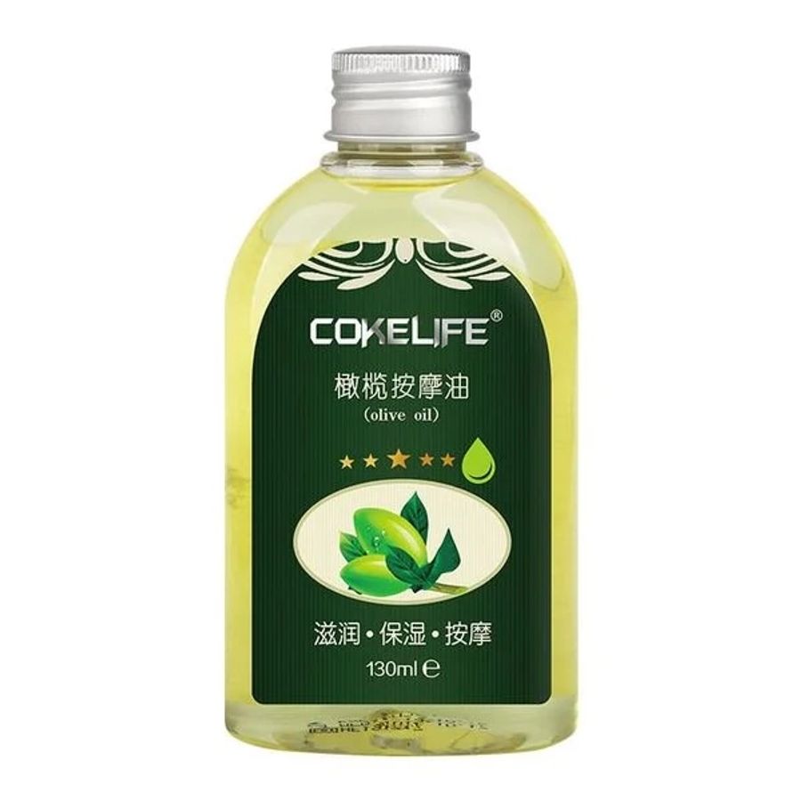 (Chai 130ml) Gel Bôi Trơn CokeLife Olive Oil Dành Cho Massage Toàn Thân Chính Hãng 741889