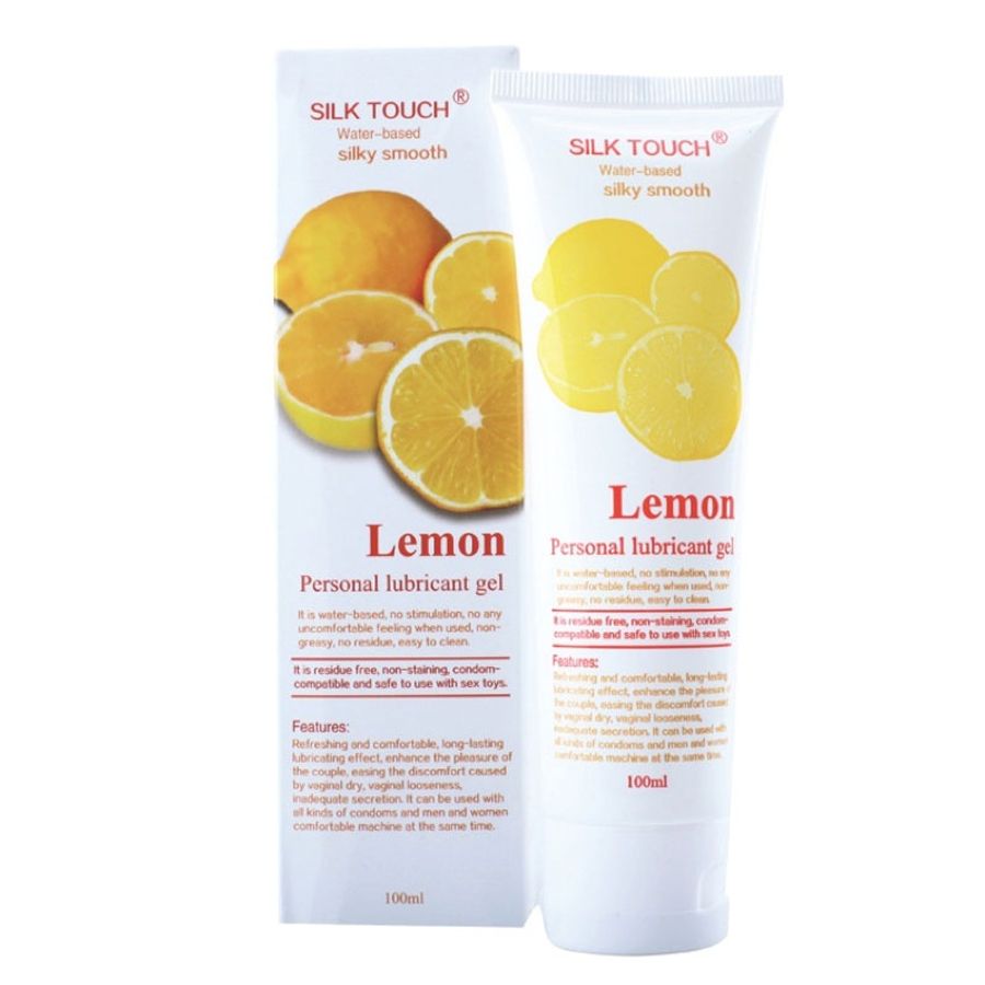 (Chai 100ml) Gel Bôi Trơn Silk Touch Hương Chanh Chính Hãng 741874