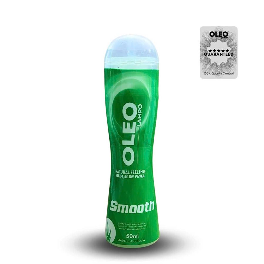 Gel Bôi Trơn Nha Đam Oleo Lampo Smooth Giảm Đau - Chai 50ml