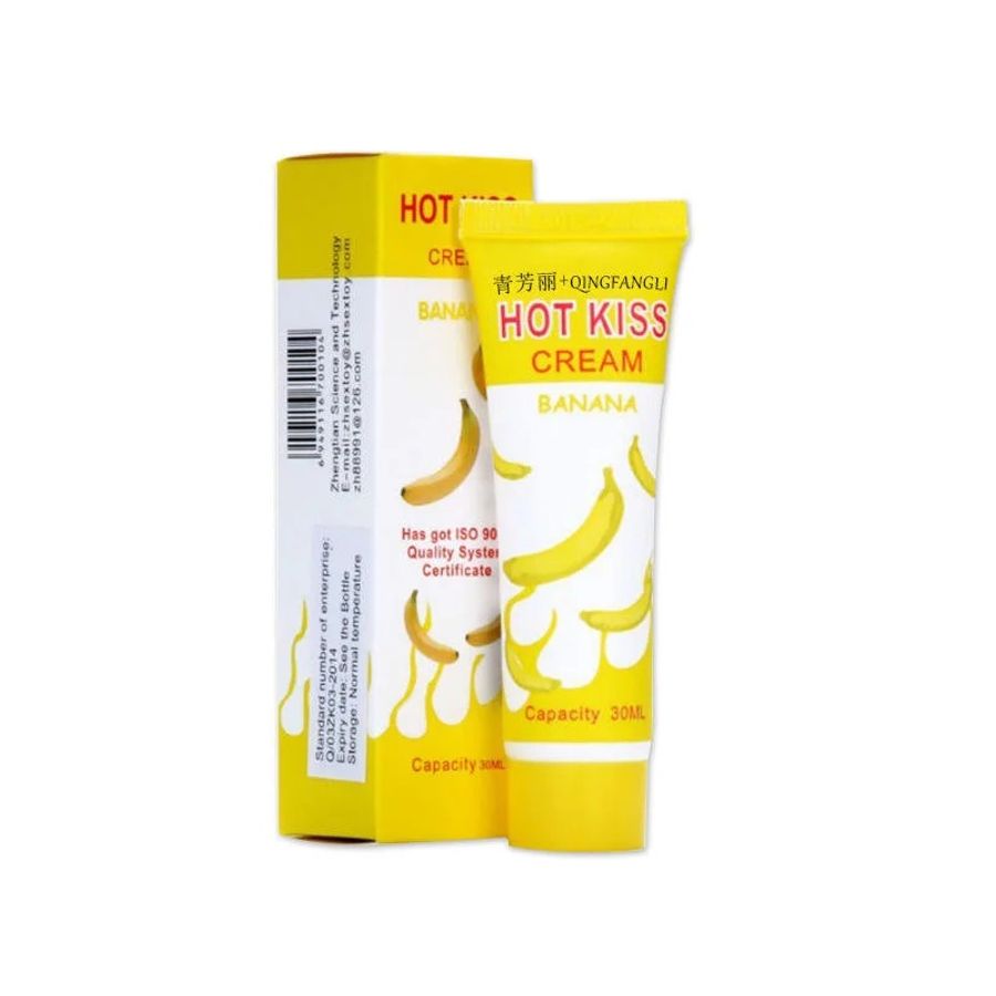 (Chai 30ml) Gel Bôi Trơn Hot Kiss Hương Chuối Chính Hãng 741813