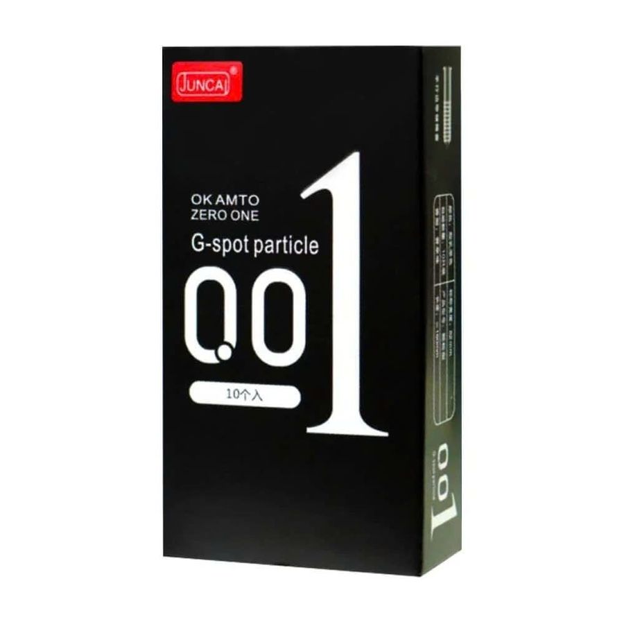 (Hộp 10 Cái) Bao cao su cao cấp siêu mỏng Juncai 001 Okamto G-Spot Chính hãng 741656