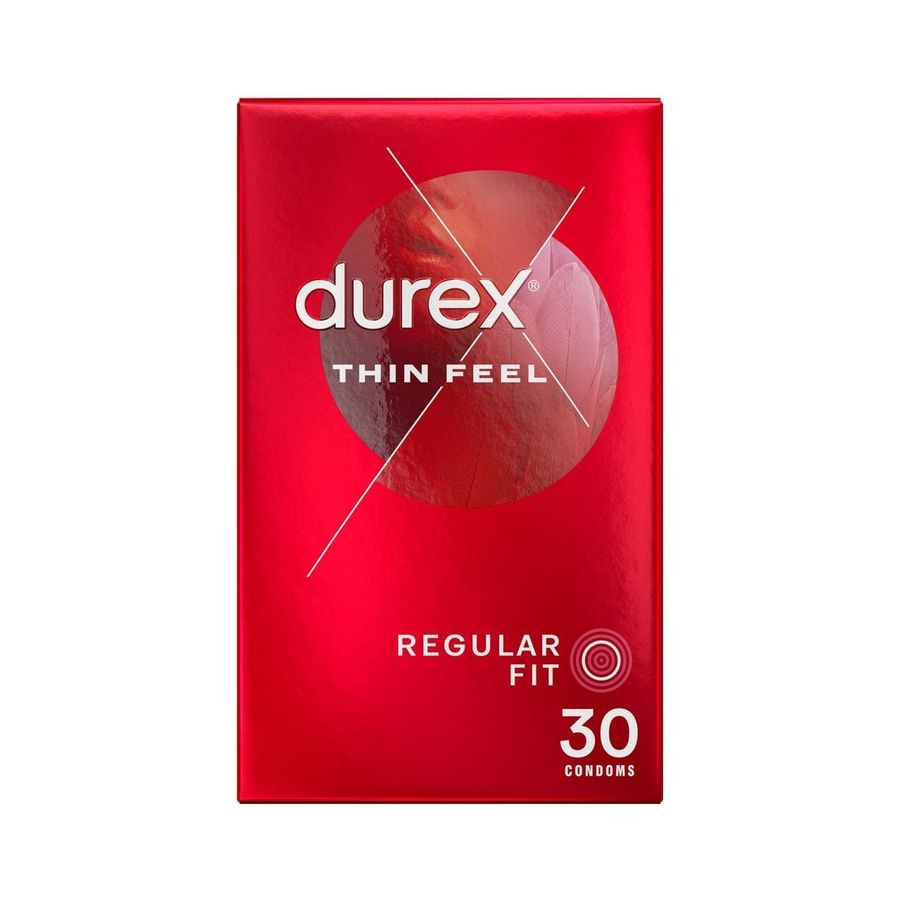 (Hộp 30 Cái) Bao cao su siêu mỏng nhập khẩu Úc - Durex Thin Feel Chính hãng 741595