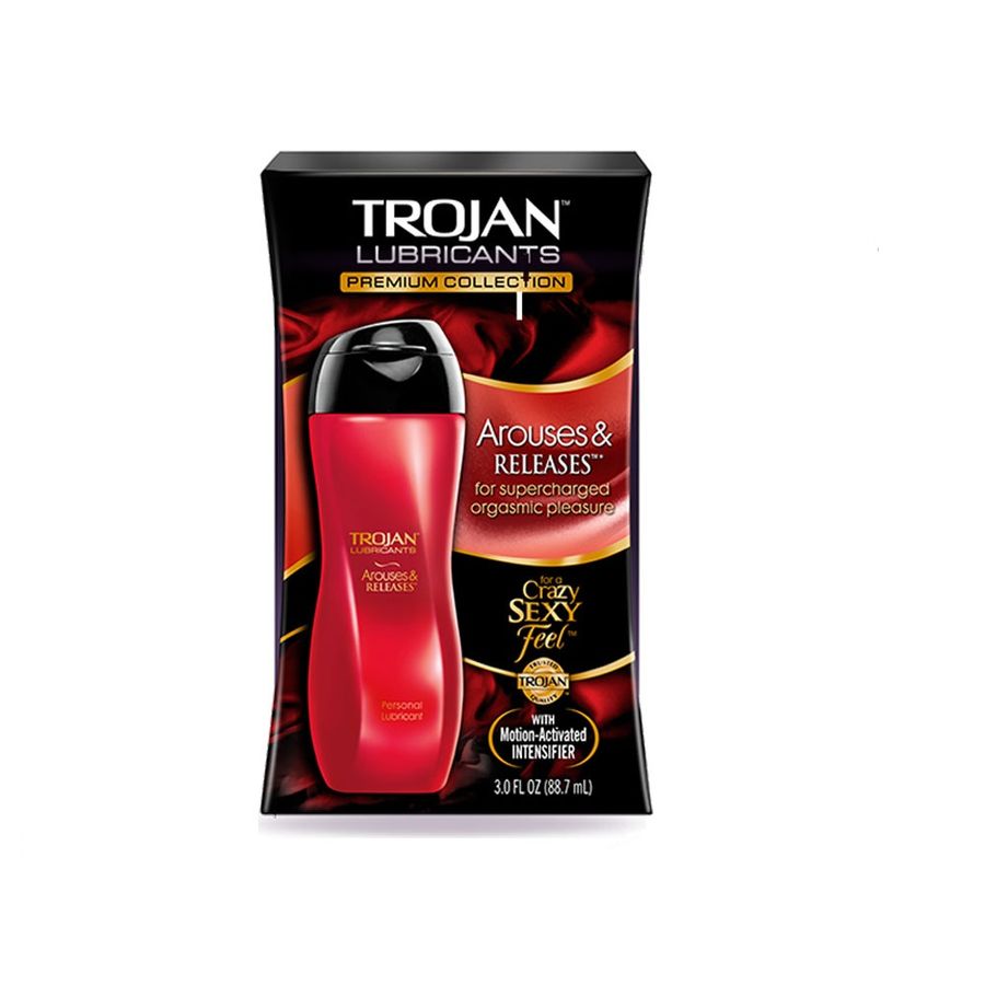 (Chai 88.7ml) Gel bôi trơn cao cấp dành cho nữ, làm hồng Trojan Arouses & Releases chính hãng 741536