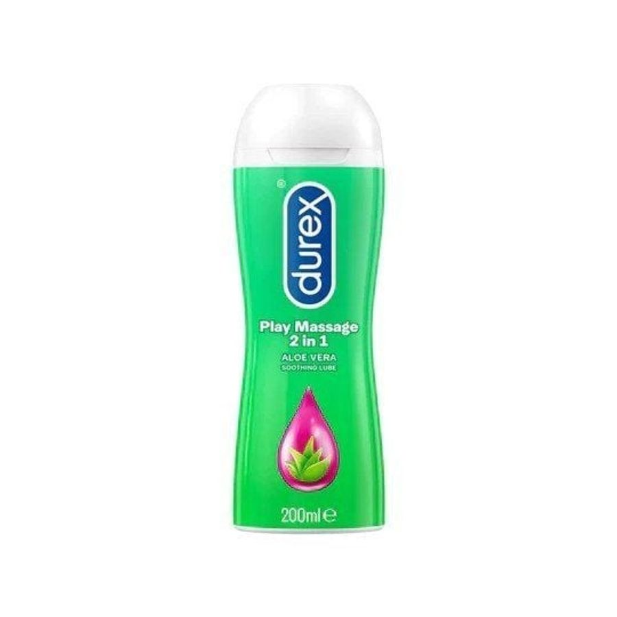 (Chai 200ml) Gel bôi trơn massage tinh chất nha đam Durex Massage 2in1 Chính hãng 741463