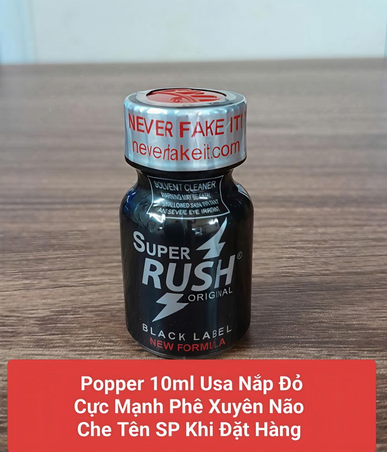 Popper 10ml usa nắp đỏ , truyền thống, sale giá sốc, che tên sp  667188