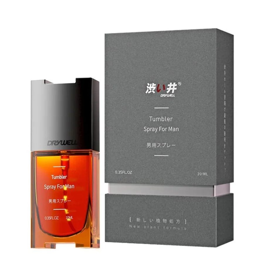 Gel bôi trơn hỗ trợ dành cho nam giới  Drywell Tumbler Spray For Men - Chai 10ml 646812 Chính Hãng