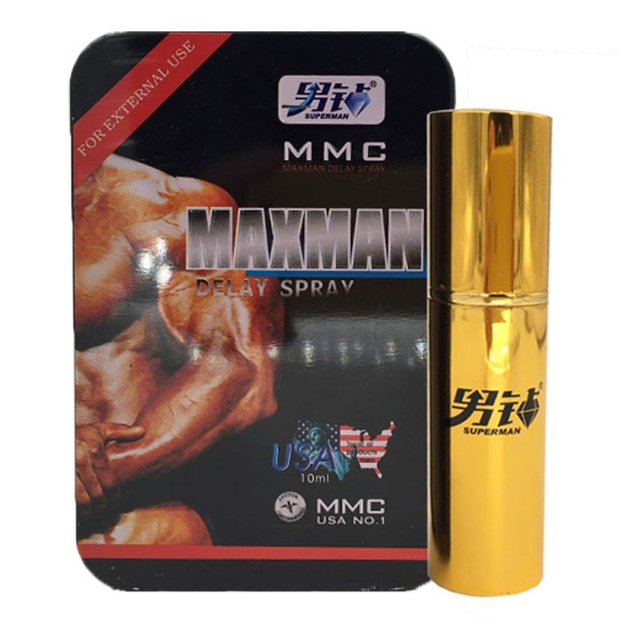 Gel bôi trơn hỗ trợ dành cho nam giới USA MAXMAN Delay Spray MMC - Chai 10ml 649123 chính hãng 741109