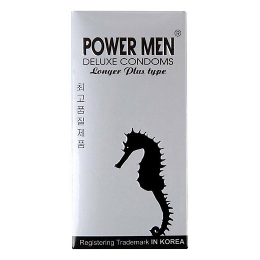 (HỘP 12 CÁI) BAO CAO SU POWERMEN BẠC CHÍNH HÃNG 740998