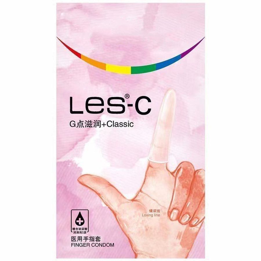 (HỘP 8 CÁI) BAO CAO SU NGÓN TAY LES-C CHÍNH HÃNG 740964