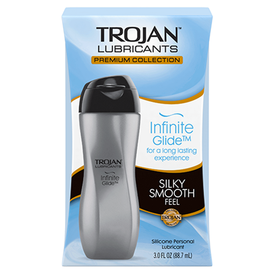 Gel bôi trơn cao cấp kích thích, làm hồng nữ Trojan Infinite Glide | Chai 88.7ml