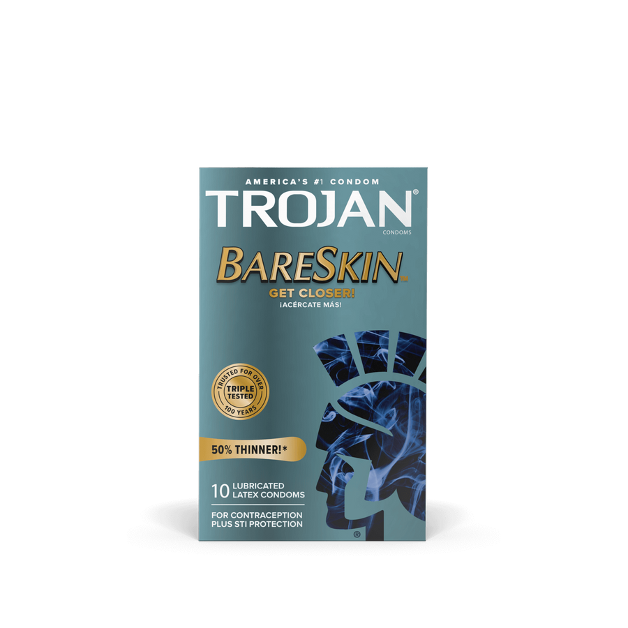 Bao cao su tự nhiên siêu mỏng Trojan BareSkin | Hộp 6 cái 660134