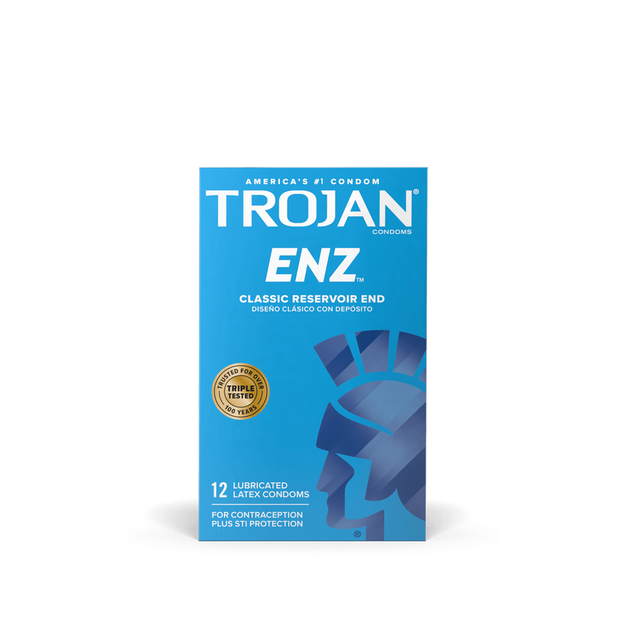 Bao cao su sieu mỏng nhập khẩu Trojan ENZ | Hộp 12 cái 660136