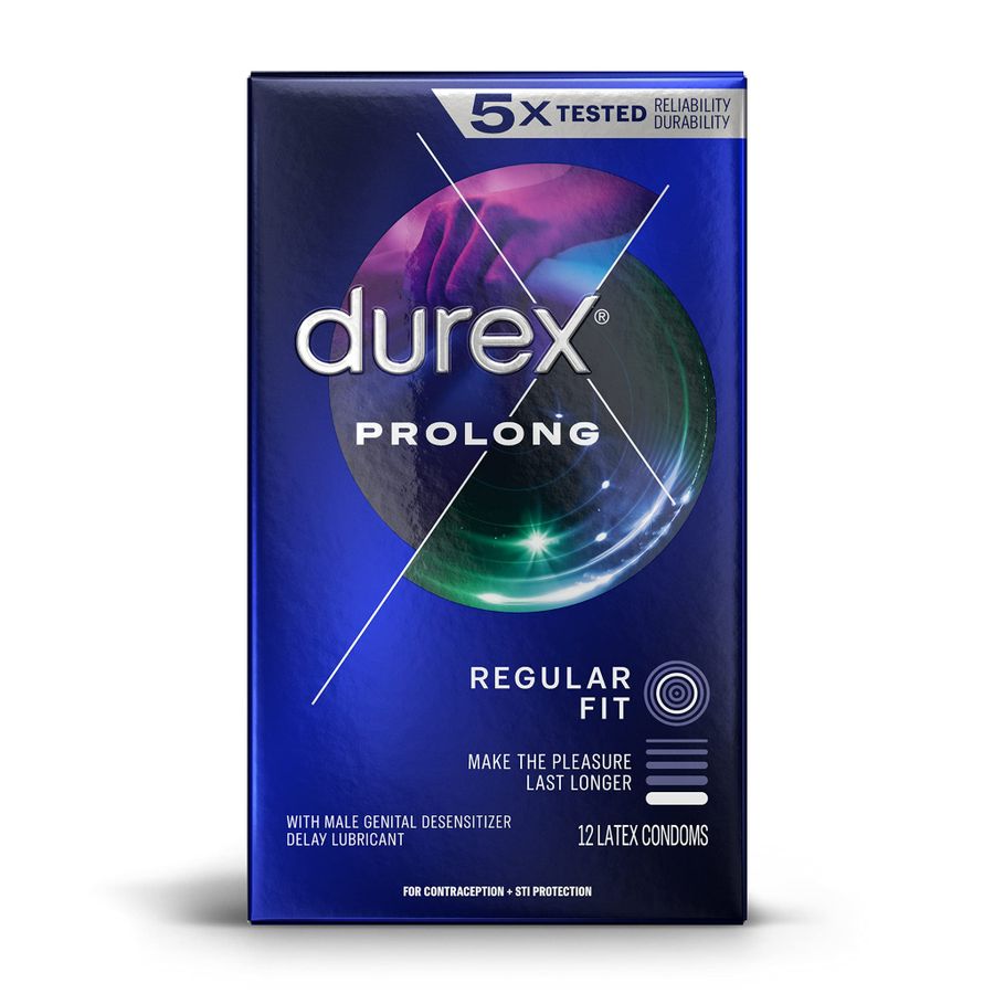 Bao cao su kéo dài thời gian cao cấp Durex Prolong Performax Intense