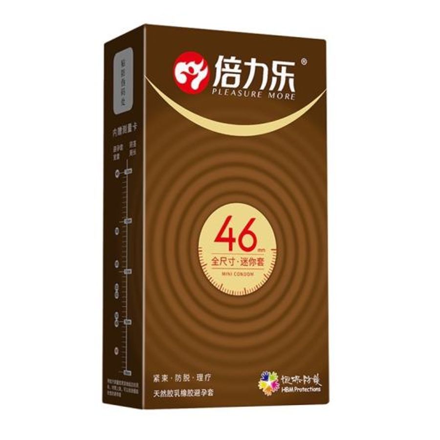 Bao cao su size nhỏ 46mm HBM 46 | Hộp 10 cái | 660920