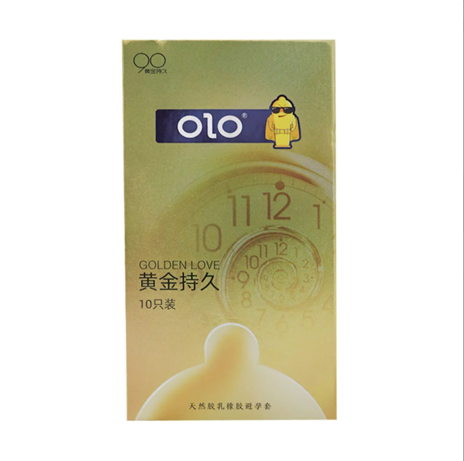 | OLO 0.01 Gold | Bao cao su siêu mỏng kéo dài thời gian | Hộp 10 Cái | 661379