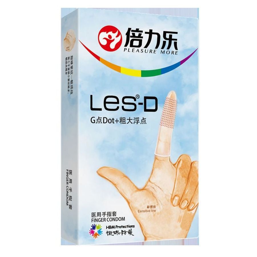 Bao Cao Su Ngón Tay Gai Beilile Les D Hộp | 8 Cái