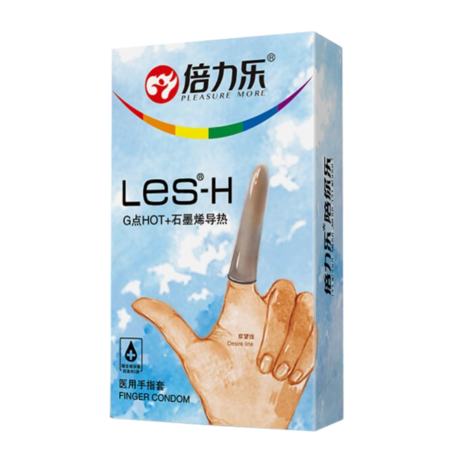 Bao Cao Su Ngón Tay Nóng, Ấm Beilile Les H | Hộp 8 Cái