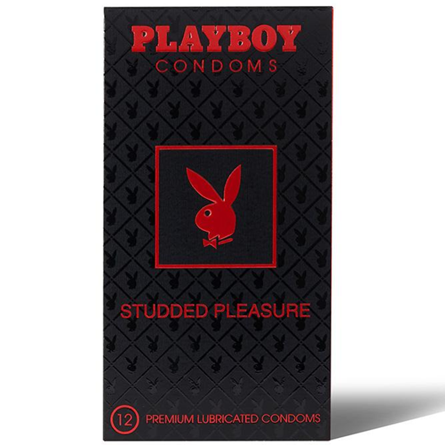 | Playboy Studded Pleasure | Bao cao su gân gai, nhiều gel | Hộp 12 Cái | 661616
