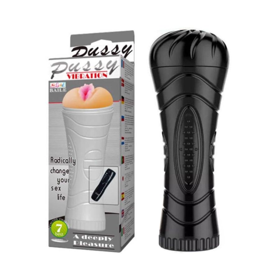 Âm đạo giả rung đa chế độ, pin Fleshight Pussy 661704