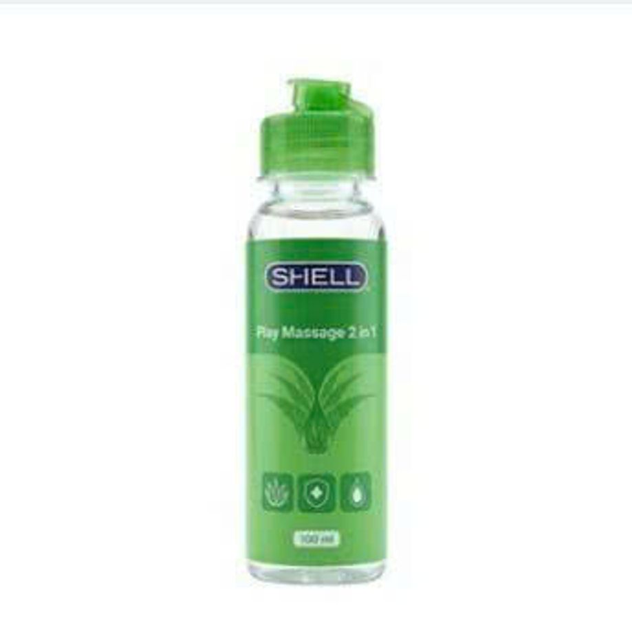 [HÀNG TẶNG] Gel bôi trơn Shell Play Massage 2 in 1 Aloe Vera - Chai 100ml