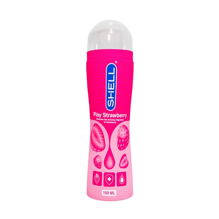 Gel bôi trơn hương dâu Shell Play Strawberry - Chai 100ml 662195
