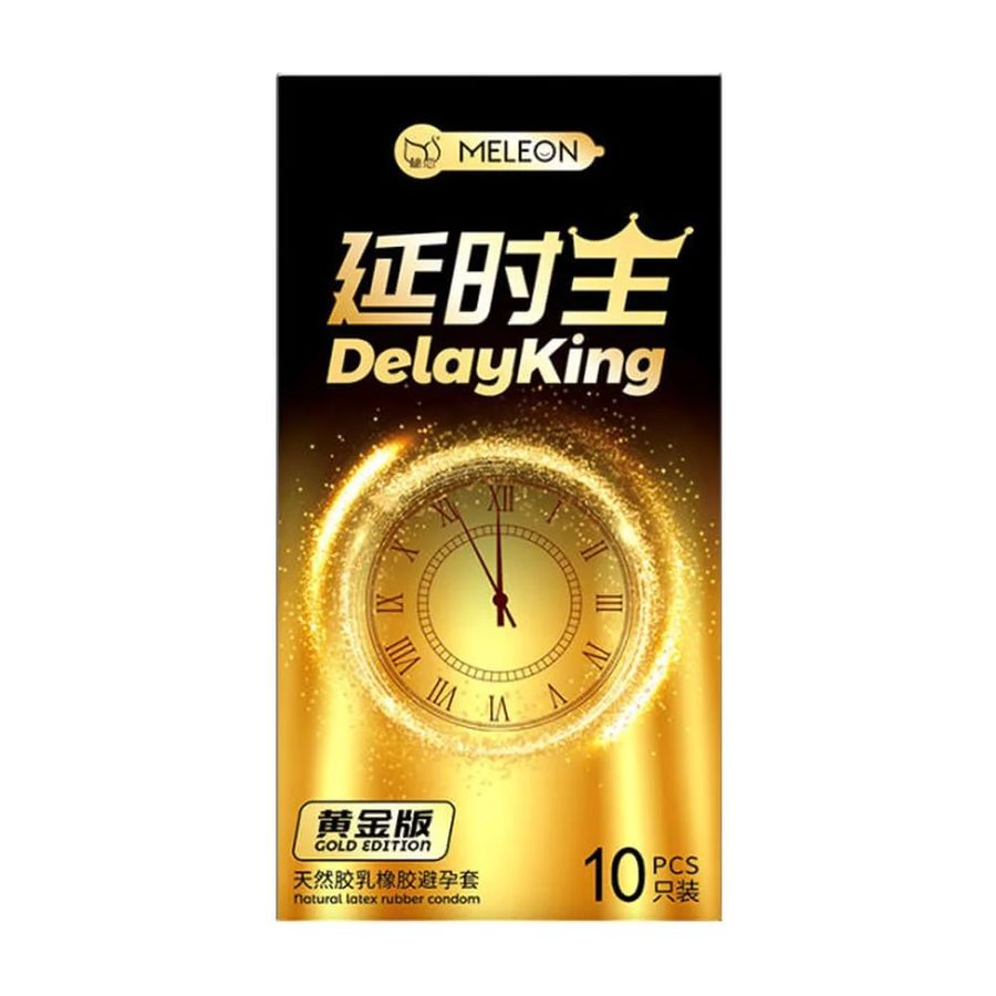 Bao cao su Meleon Delayking Gold Edition - Kéo dài thời gian - Hộp 10 cái 662287