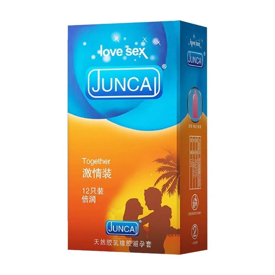 Bao cao su Juncai Together - Tăng độ nhạy, ma sát - Hộp 12 cái 662291