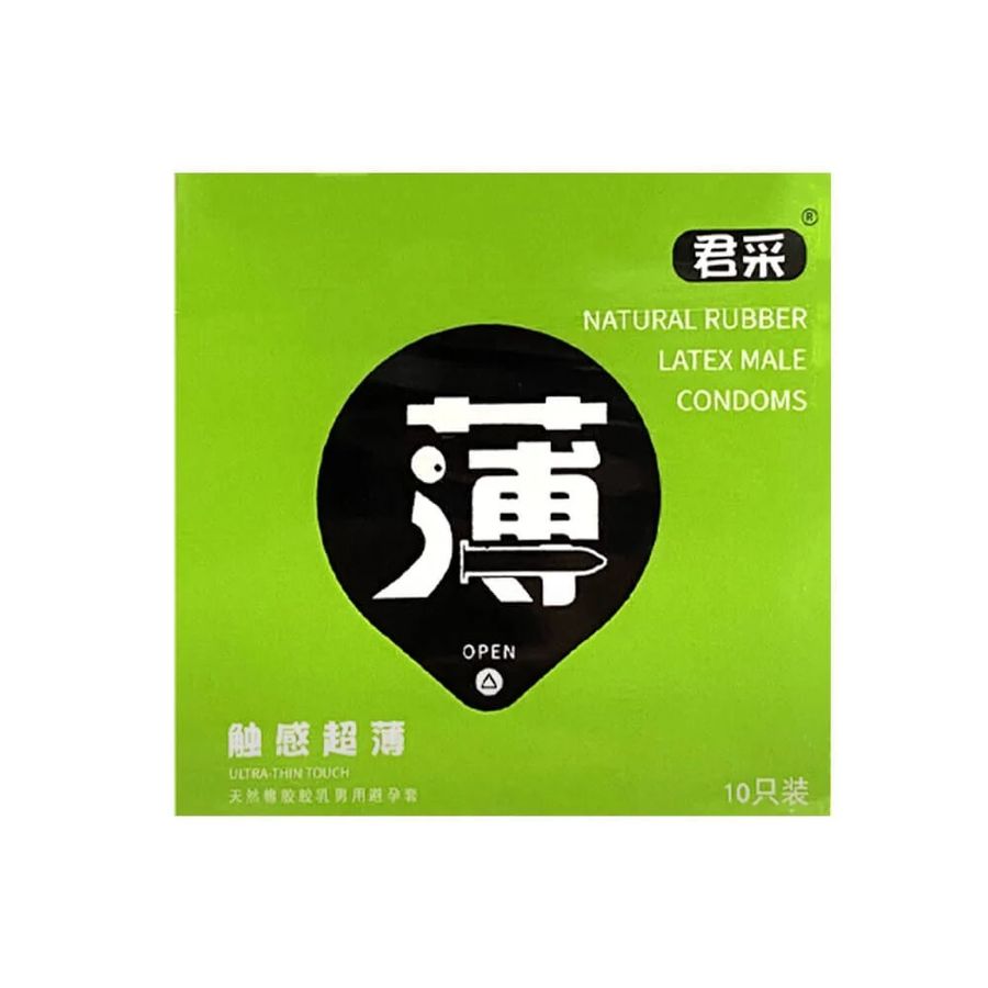 Bao cao su Juncai Ultra Thin Touch - Siêu mỏng, hương thơm dịu - Hộp 10 cái 662305