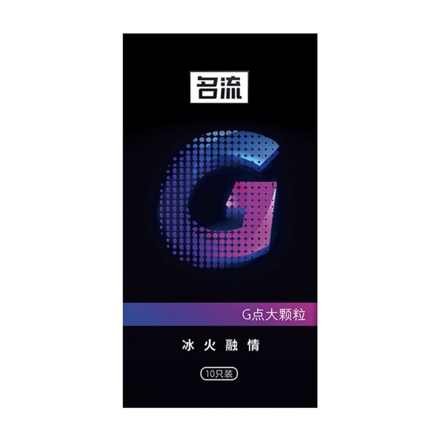 Bao cao su Mingliu G Tím - Điểm nổi, bạc hà mát lạnh - Hộp 10 cái 662312
