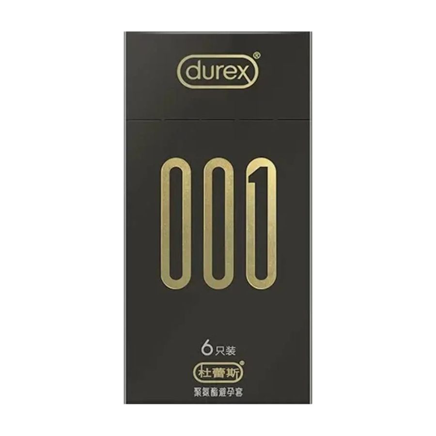Bao cao su Durex 001 - Siêu mỏng, 54mm - Hộp 6 cái 662443