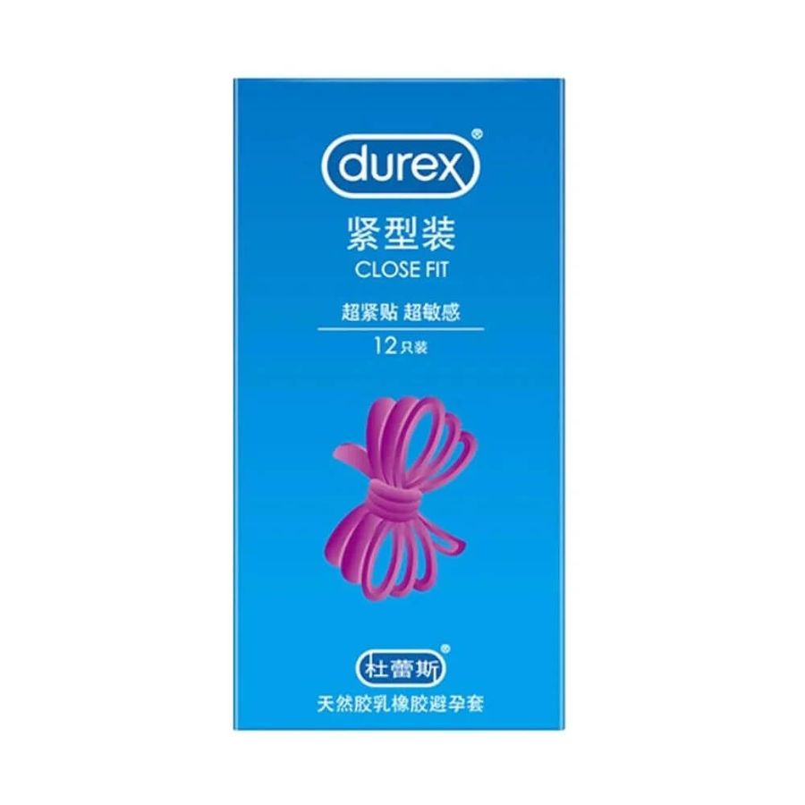 Bao cao su Durex Close Fit - Ôm khít, 49mm - Hộp 12 cái 662449