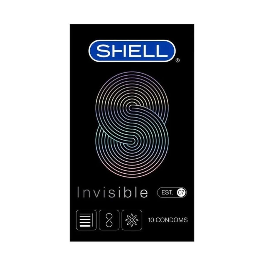 Bao cao su Shell Invisible - Siêu mỏng, chống tuột, kéo dài thời gian - Hộp 10 cái 662475