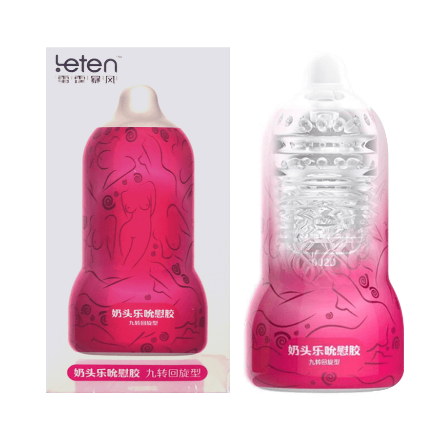 Âm đạo giả Leten Nipple Sucking Cup Pink 662862