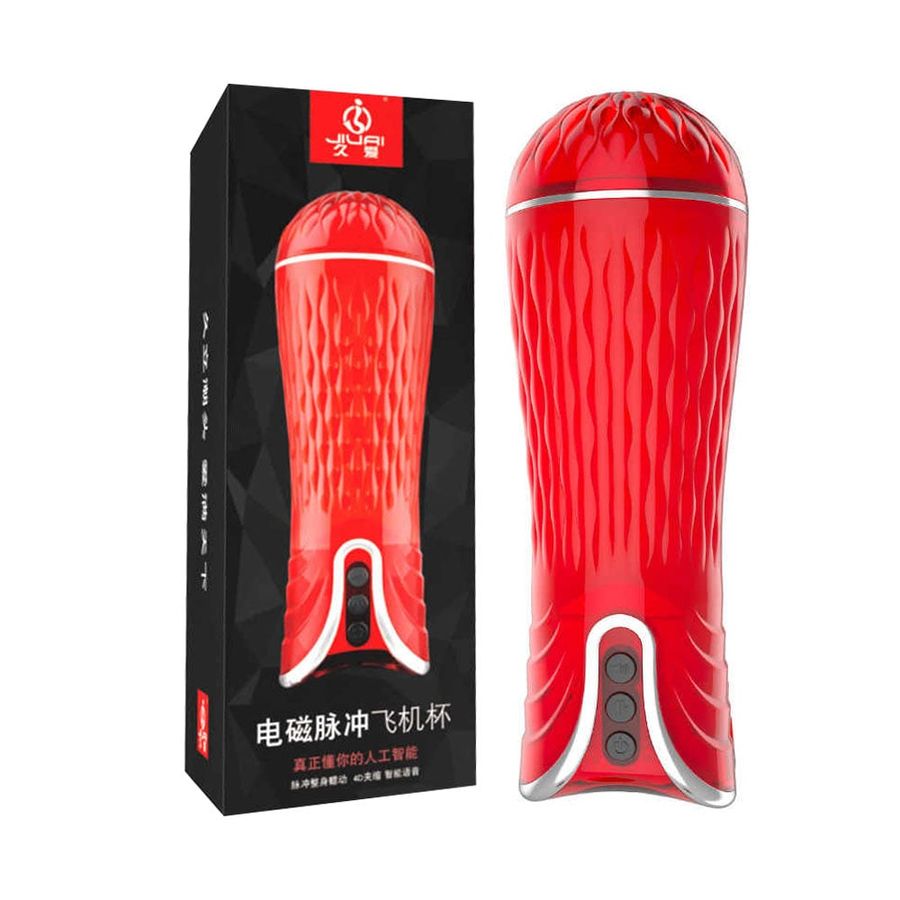 Âm đạo giả đa năng Jiual 4D Red 663046