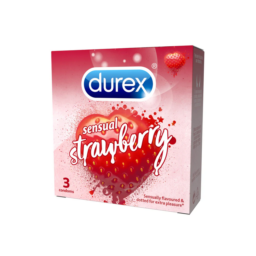 Bao Cao Su Durex Sensual Strawberry Hộp 3 Cái 565547 664779