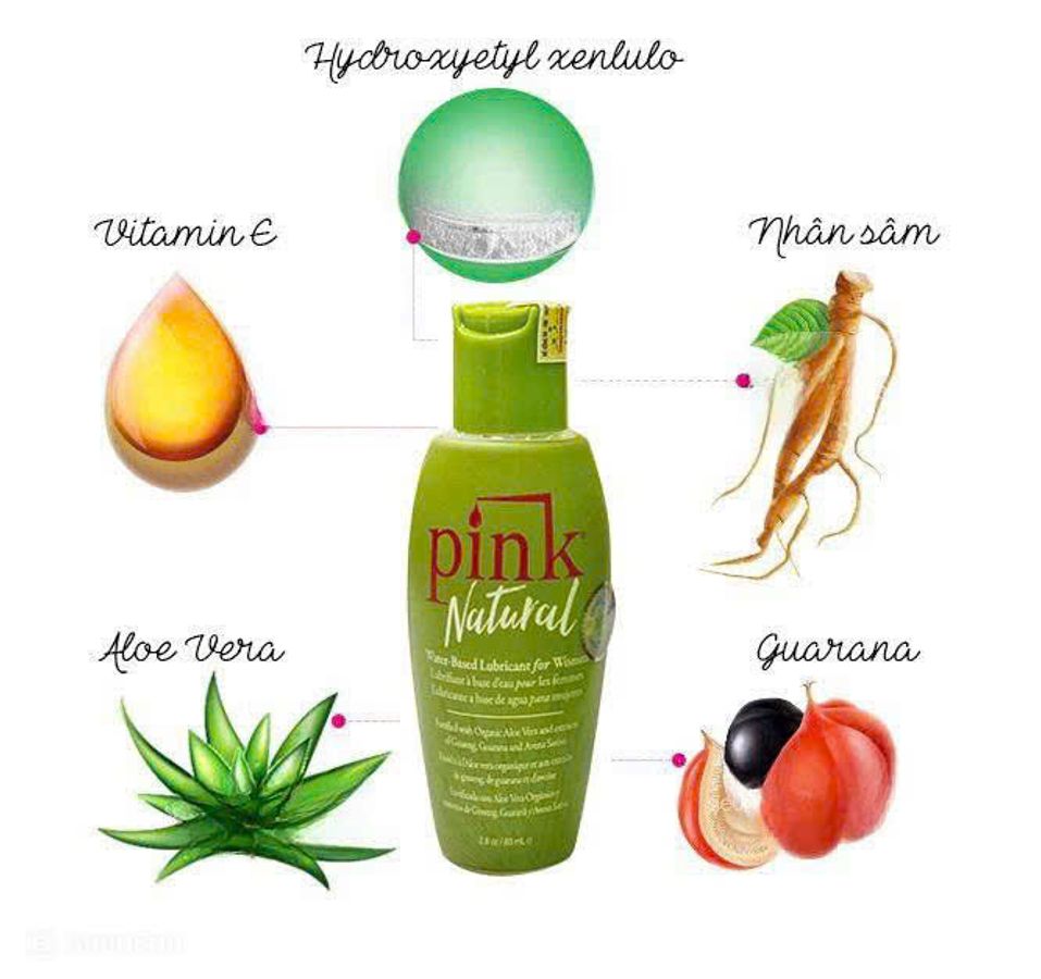 Gel Bôi Trơn Quan Hệ Gốc Nước Cao Cấp Pink Natural - Mỹ 669119
