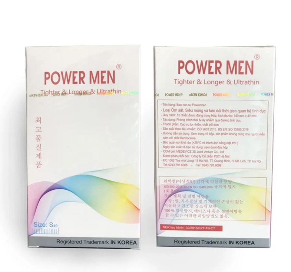Bao Cao Su Size Nhỏ Kéo Dài Power Men Tighter Longer Ultrathin 669144