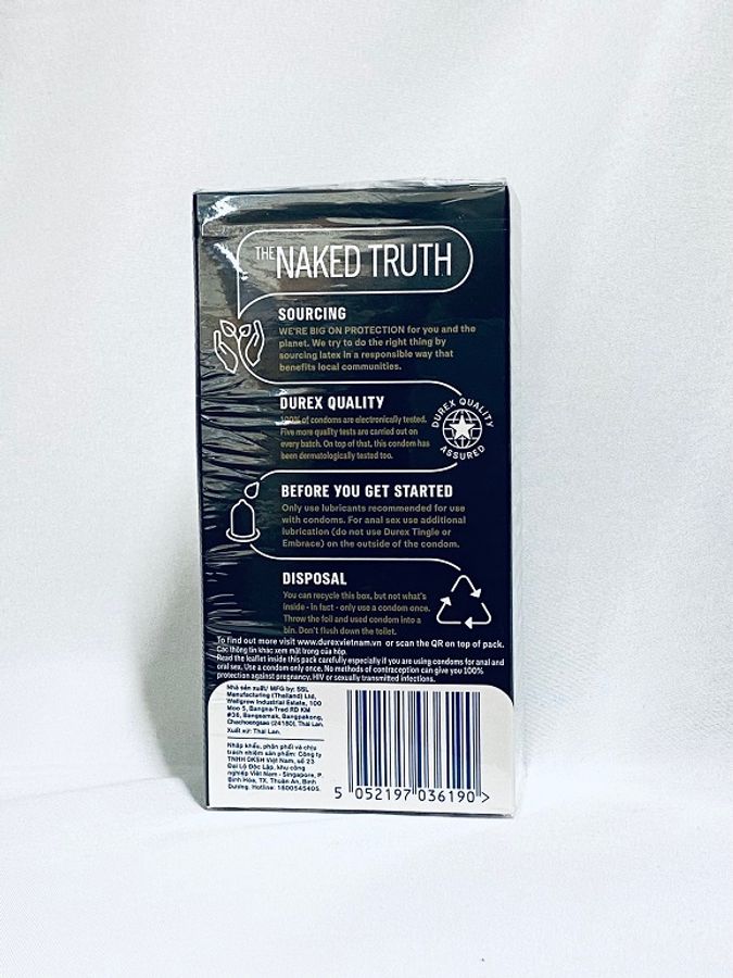 Bao Cao Su Durex Kingtex - Size Nhỏ - Chính Hãng 669272
