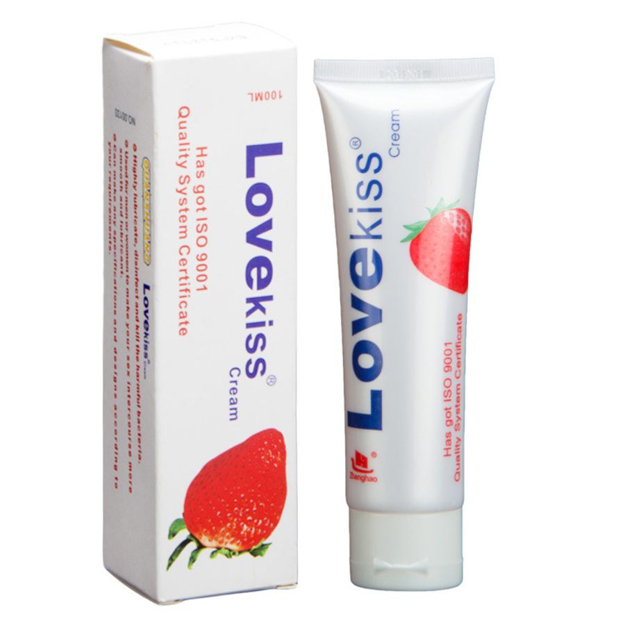 Gel bô.i trơ.n Love Kiss Cream Hương Dâu 100ML 669289